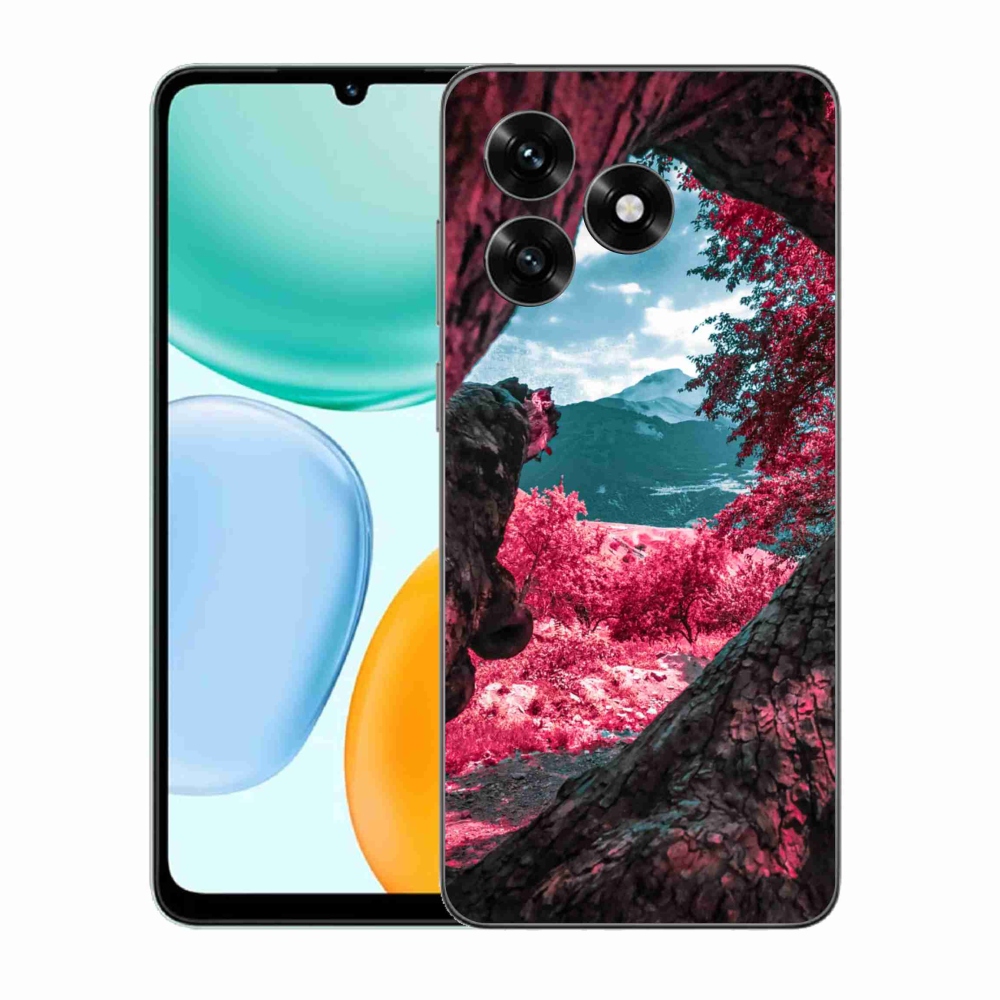 Gelový kryt mmCase na Honor X5c Plus - výhled na hory