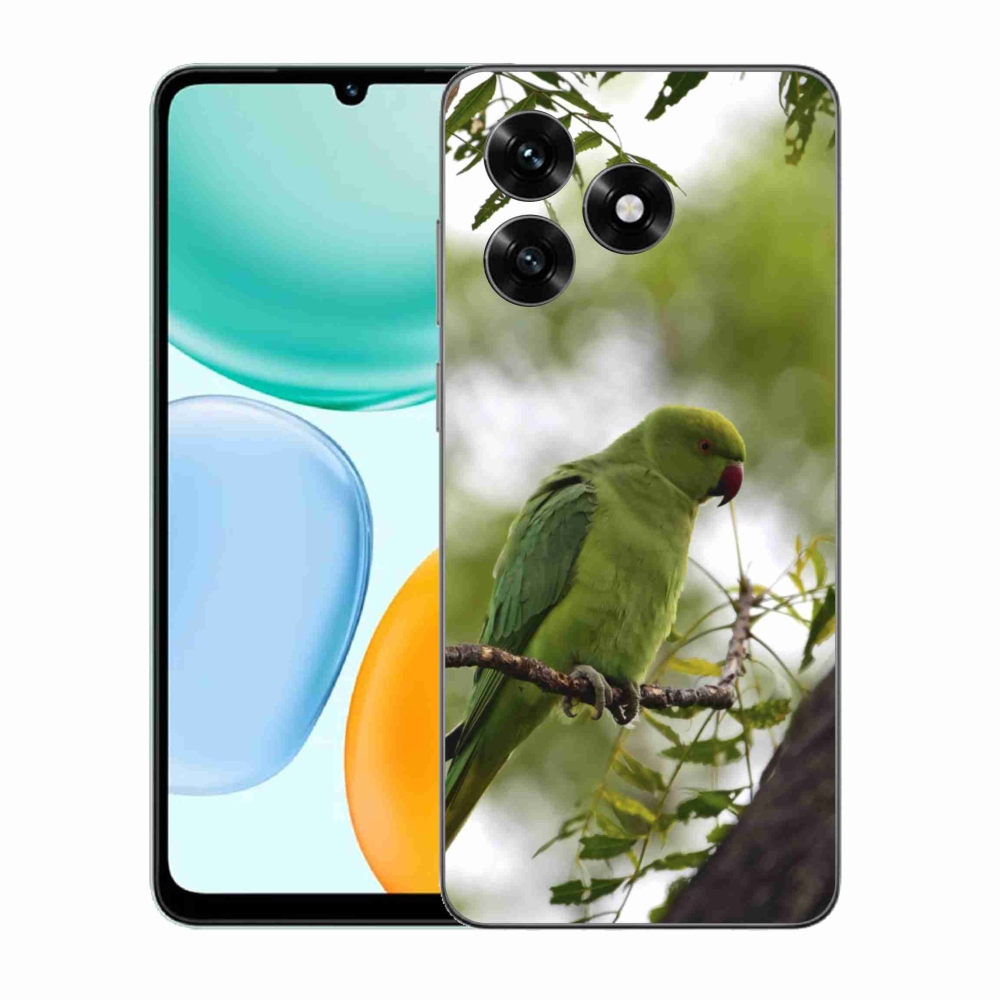 Gelový kryt mmCase na Honor X5c Plus - zelený papoušek
