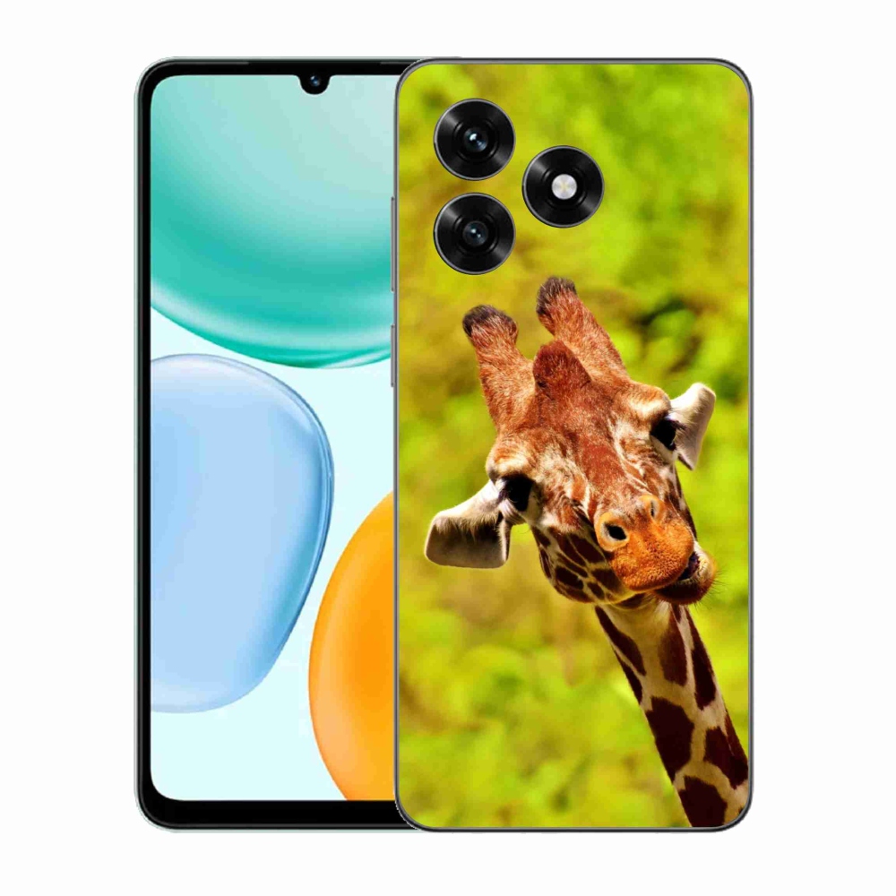 Gelový kryt mmCase na Honor X5c Plus - žirafa