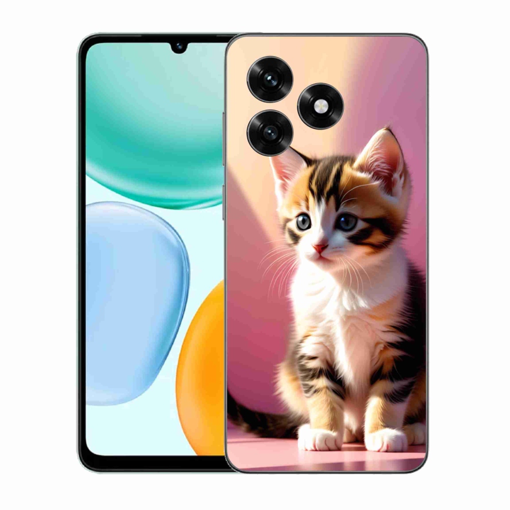 Gelový kryt mmCase na Honor X5c Plus - zvědavé kotě 2