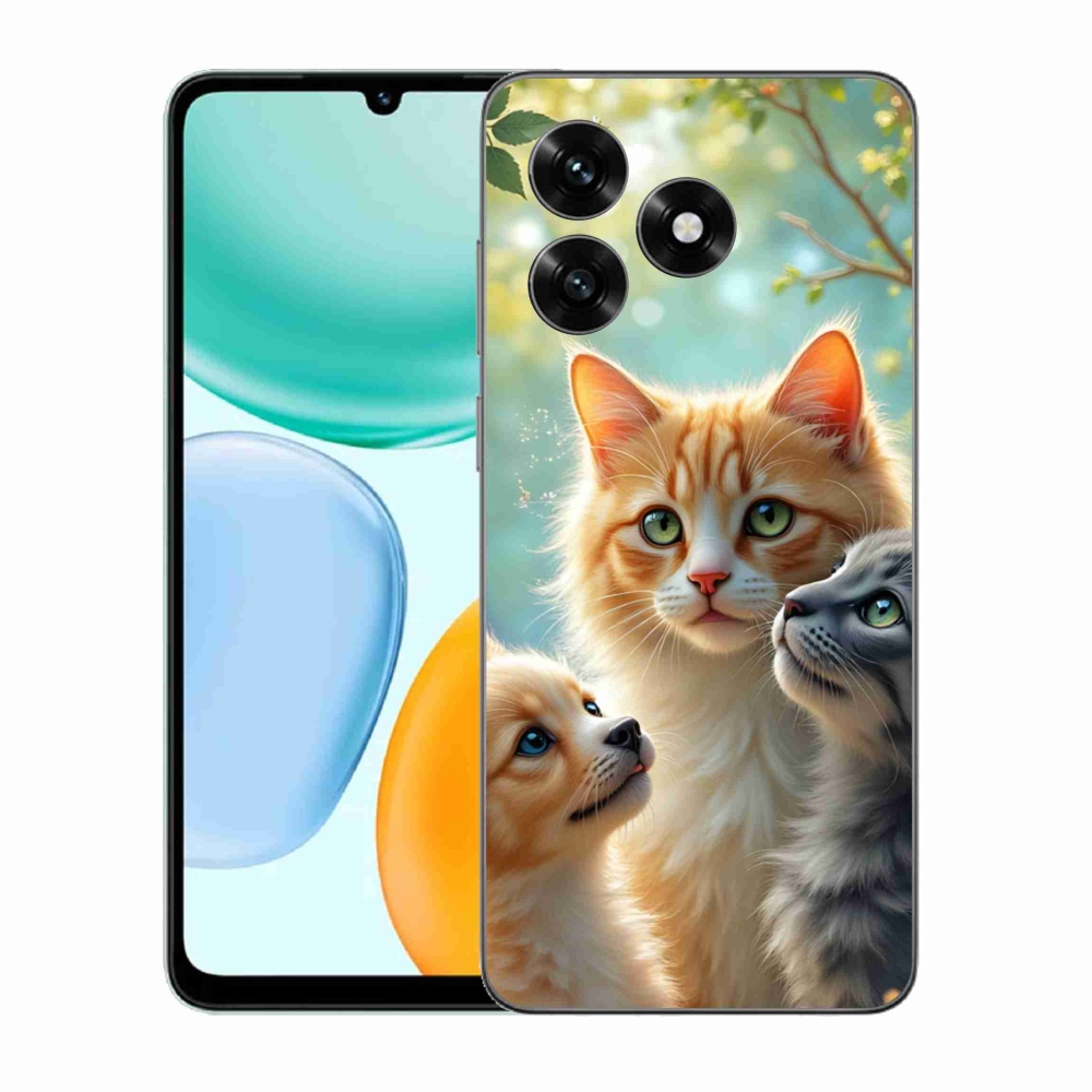 Gelový kryt mmCase na Honor X5c Plus - zvířecí přátelství 2