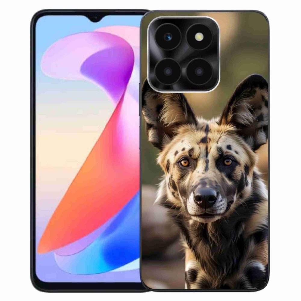 Gelový kryt mmCase na Honor X6a - africký divoký pes
