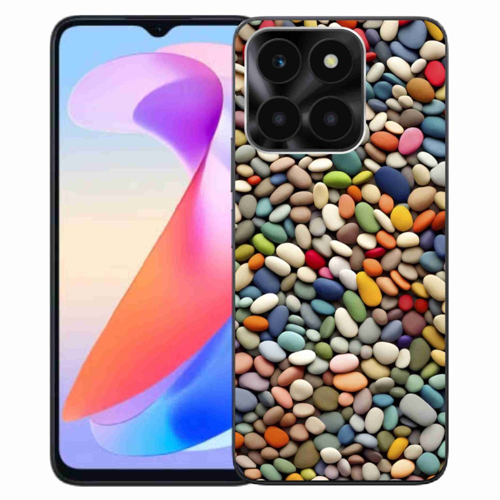 Gelový kryt mmCase na Honor X6a - barevné kamínky 2