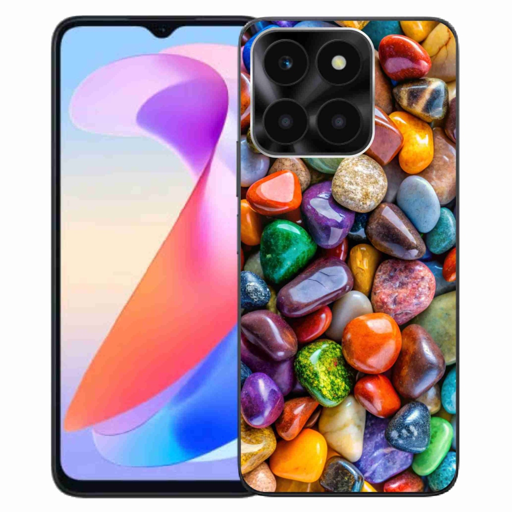 Gelový kryt mmCase na Honor X6a - barevné kamínky