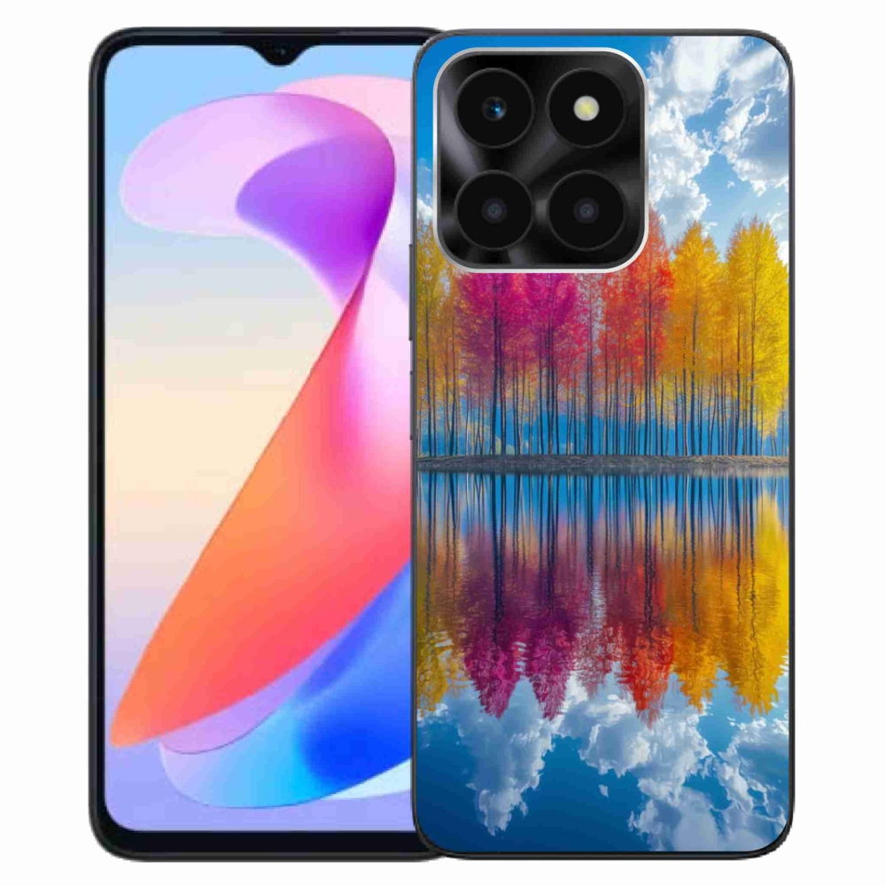 Gelový kryt mmCase na Honor X6a - barevné stromy