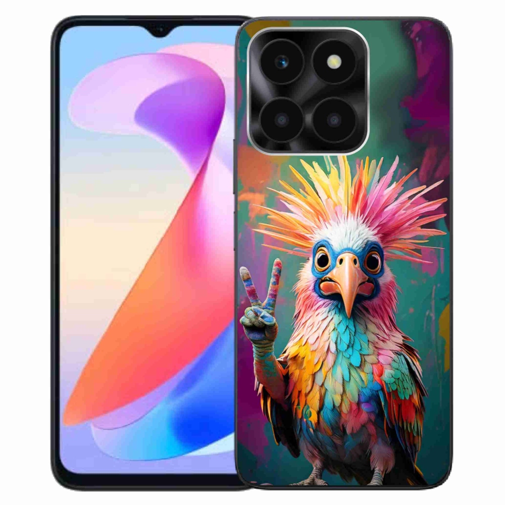 Gelový kryt mmCase na Honor X6a - barevný rebel