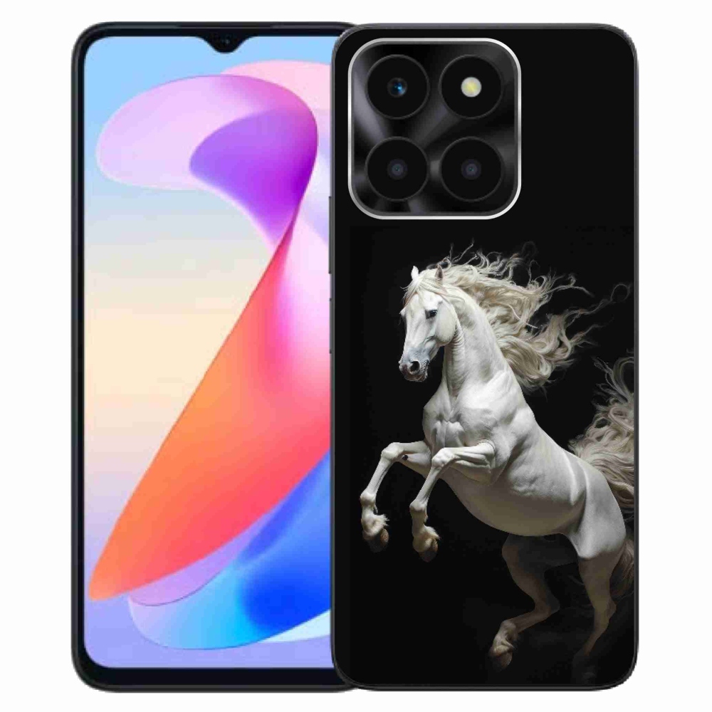 Gelový kryt mmCase na Honor X6a - bílý kůň 4
