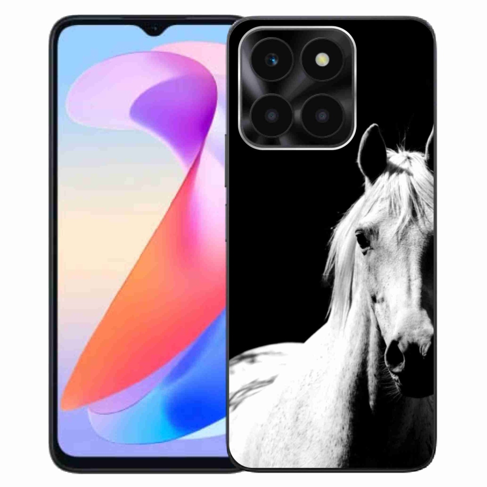 Gelový kryt mmCase na Honor X6a - bílý kůň 5