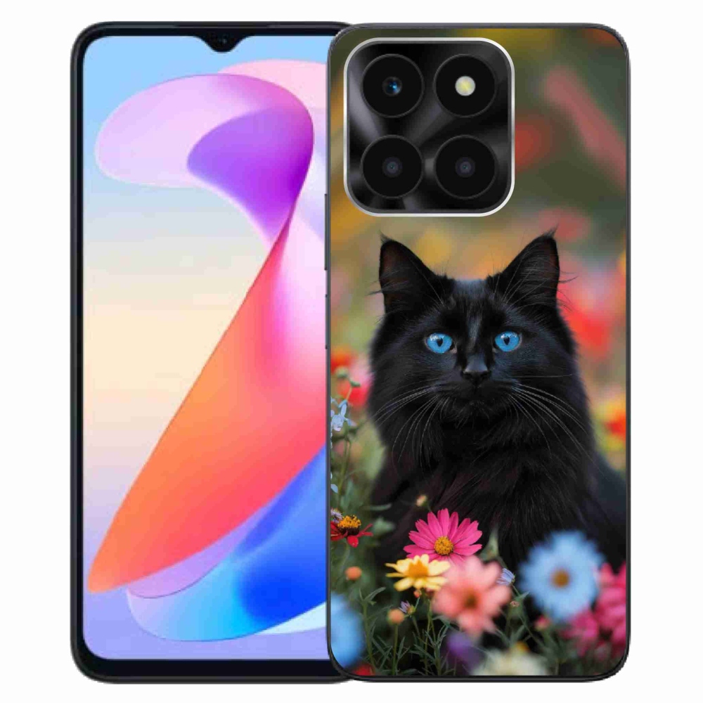 Gelový kryt mmCase na Honor X6a - černé kotě 4