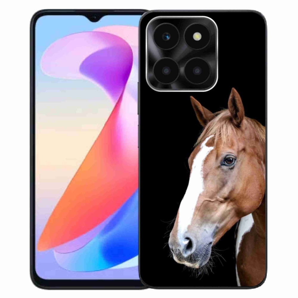 Gelový kryt mmCase na Honor X6a - hnědý kůň 3