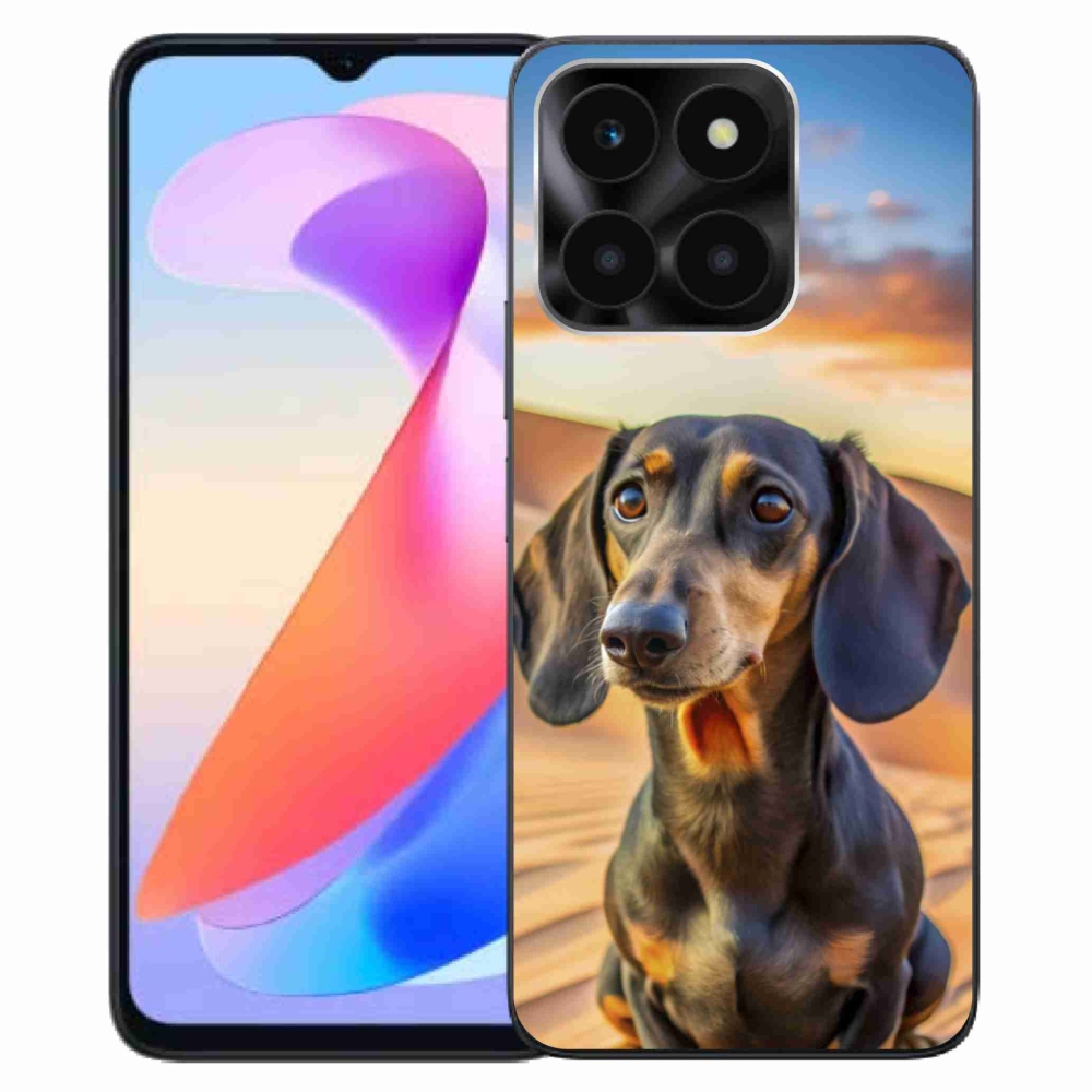 Gelový kryt mmCase na Honor X6a - jezevčík 3 