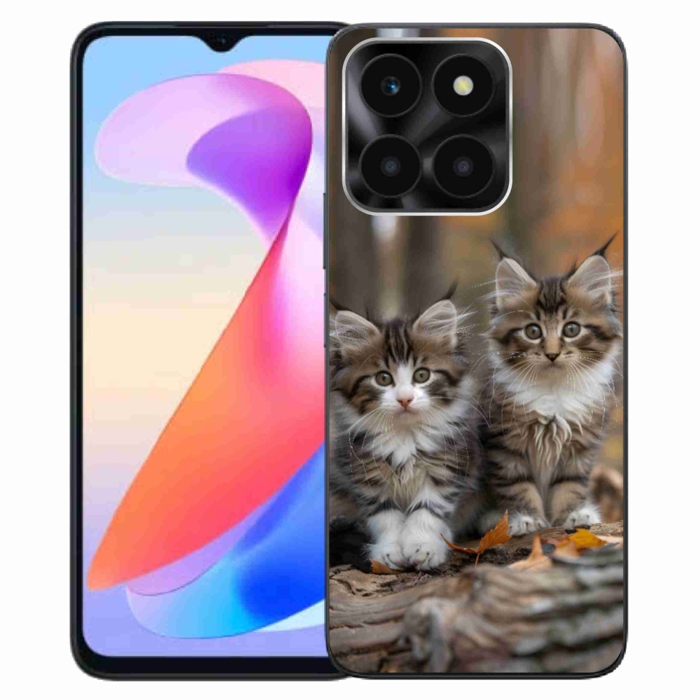 Gelový kryt mmCase na Honor X6a - kočičí duo 3