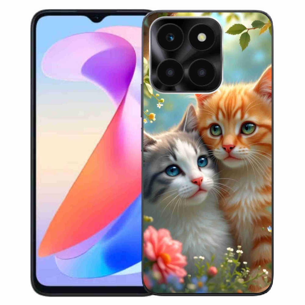 Gelový kryt mmCase na Honor X6a - kočičí láska 2
