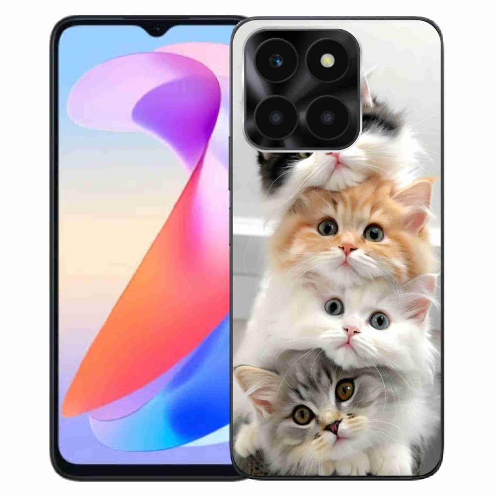 Gelový kryt mmCase na Honor X6a - kočičí parta