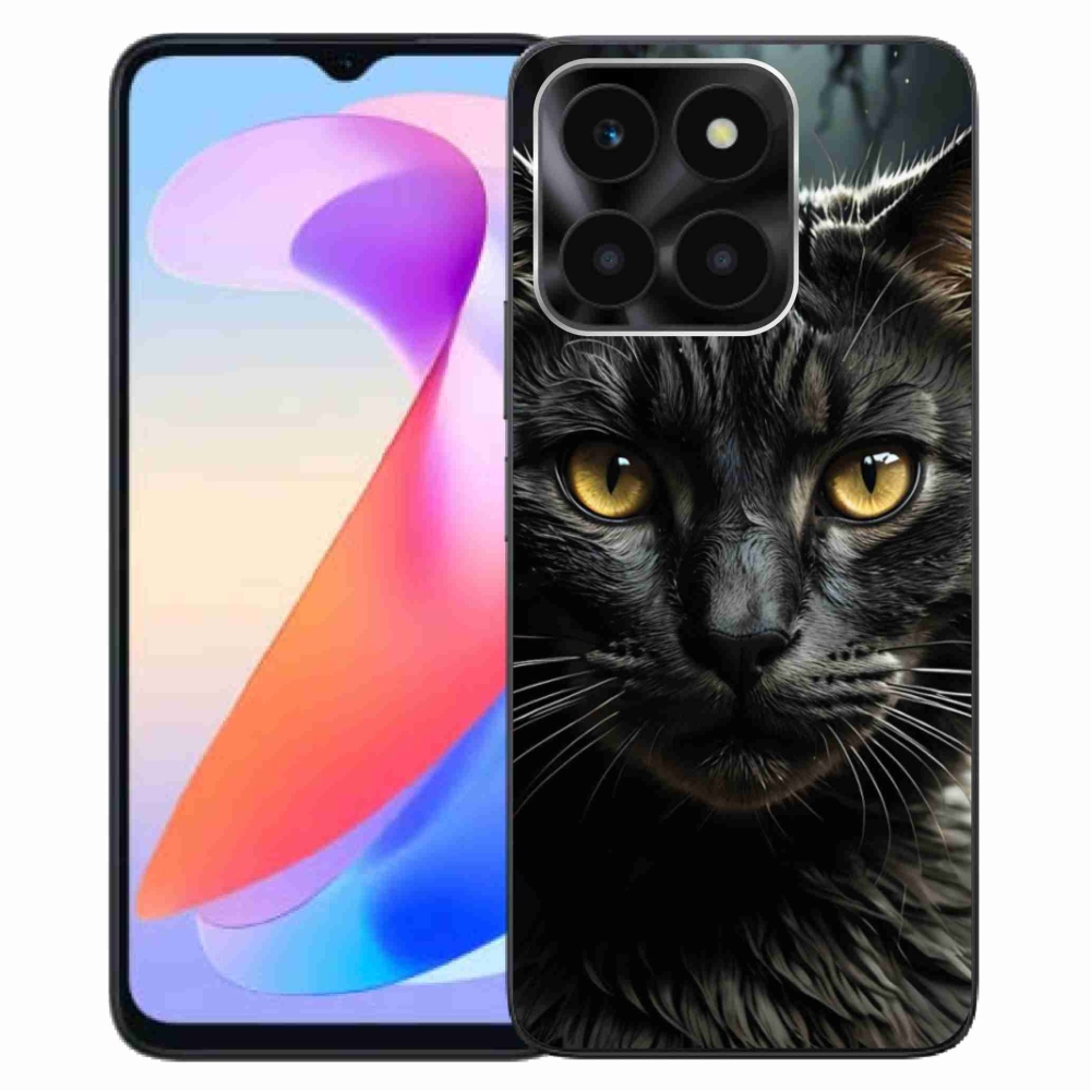 Gelový kryt mmCase na Honor X6a - kočičí pohled 3