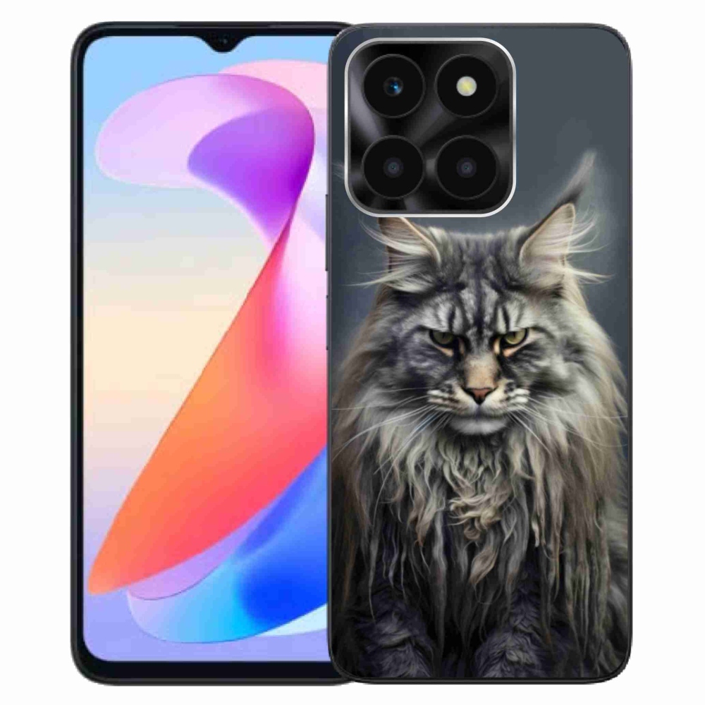 Gelový kryt mmCase na Honor X6a - kočíčí pohled 4