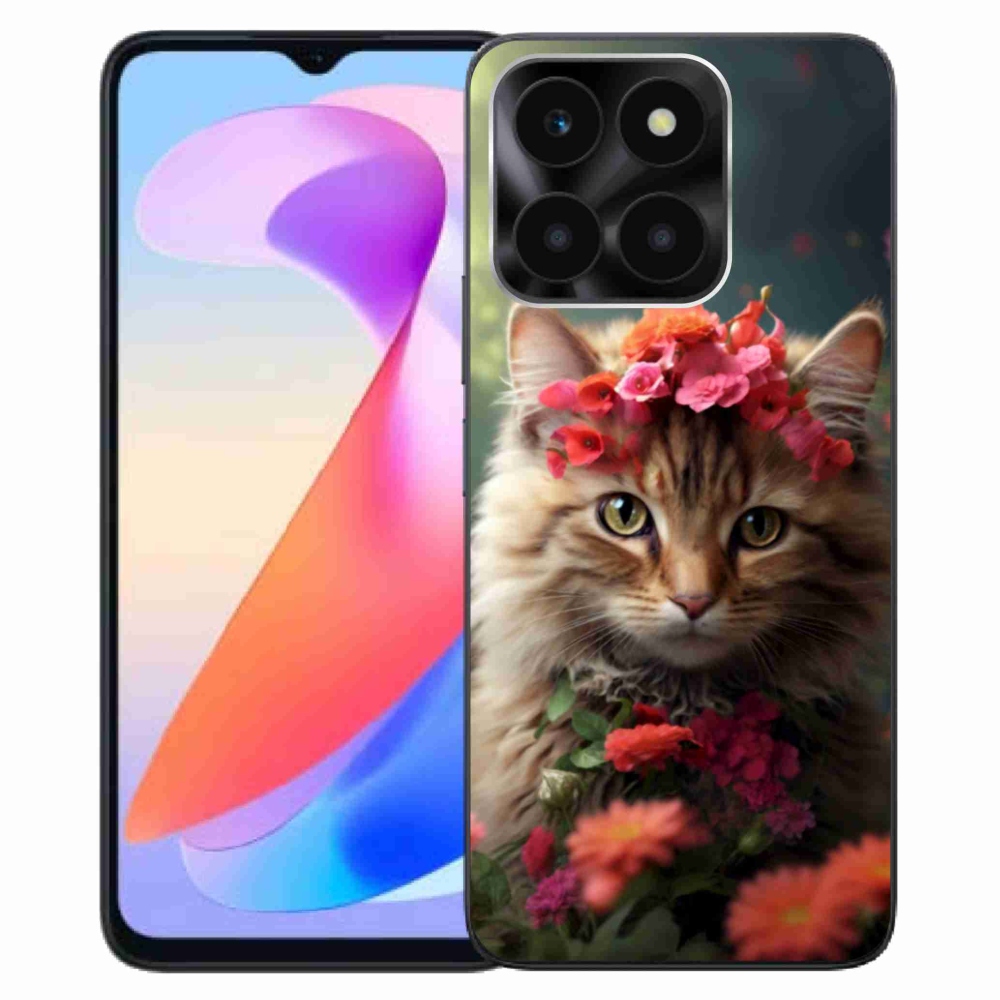Gelový kryt mmCase na Honor X6a - kočíčí princezna
