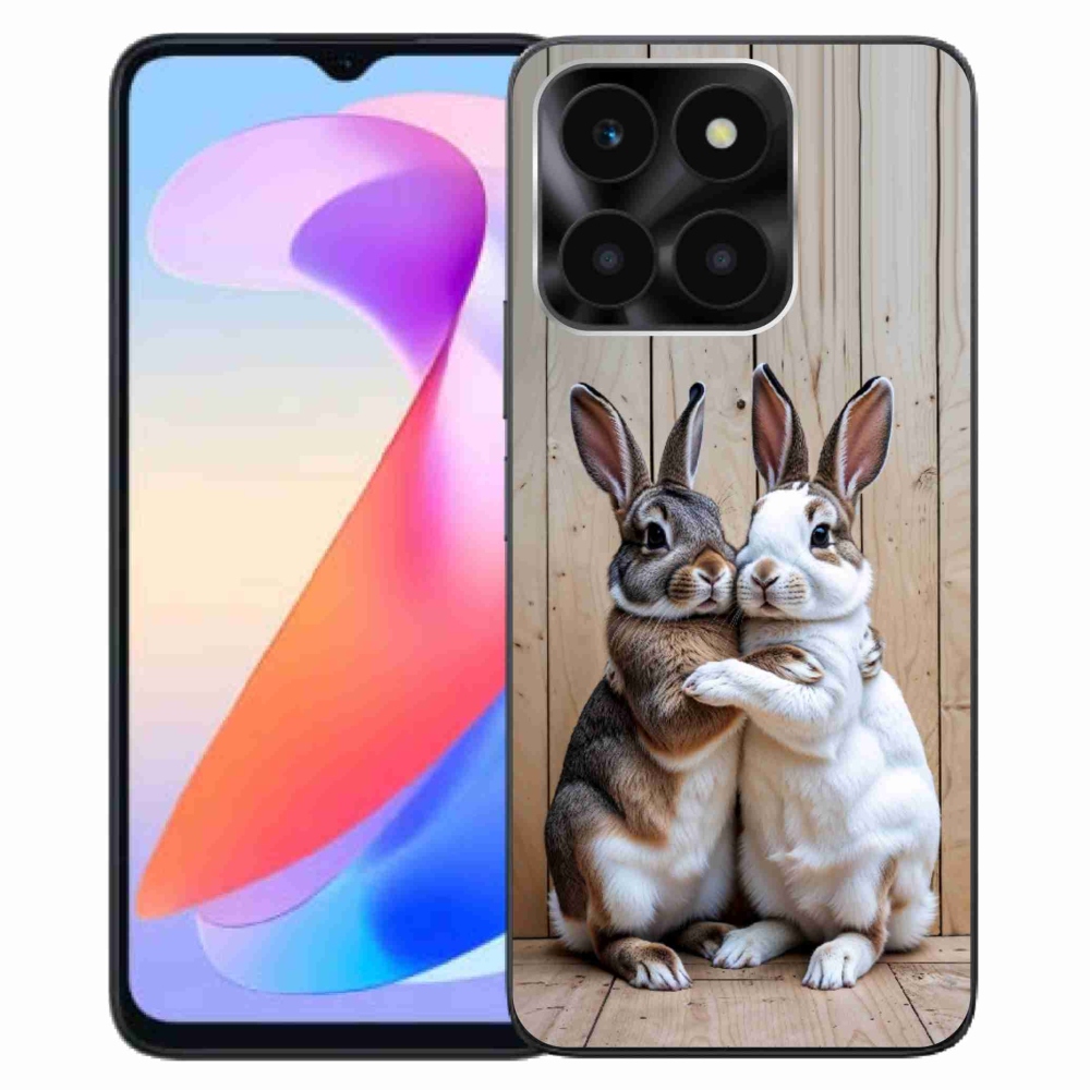 Gelový kryt mmCase na Honor X6a - králičí pár