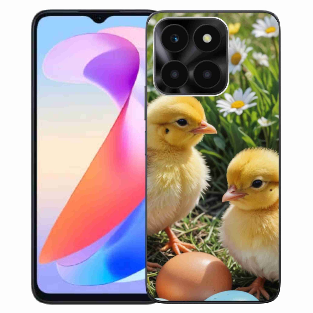 Gelový kryt mmCase na Honor X6a - kuřátka