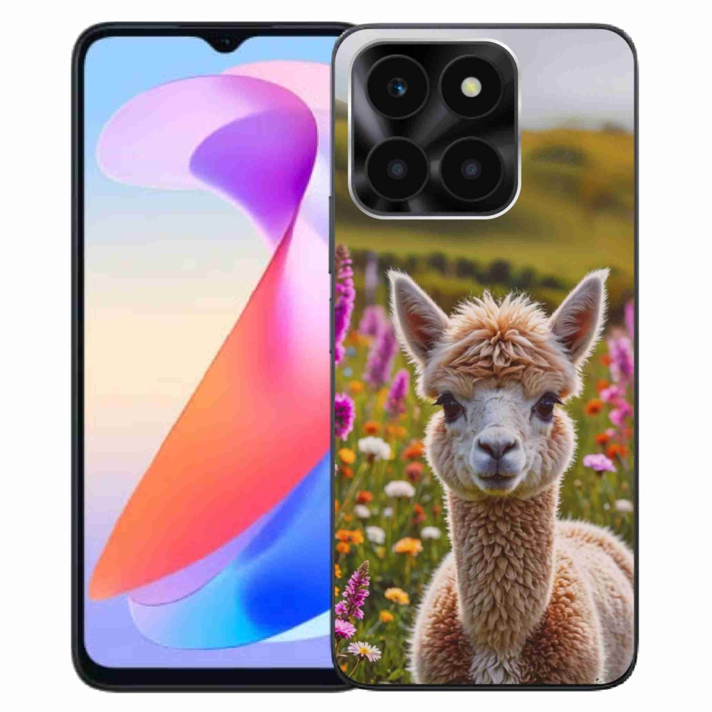 Gelový kryt mmCase na Honor X6a - lama na louce