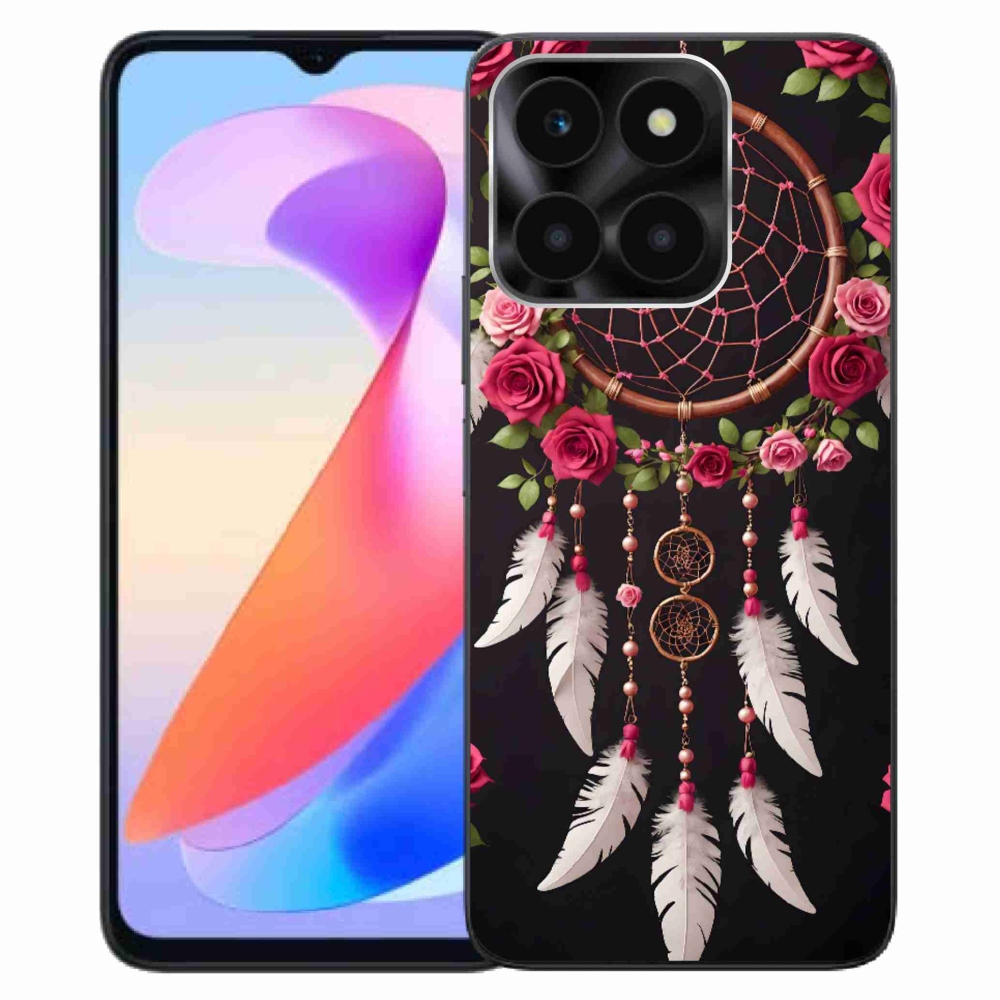 Gelový kryt mmCase na Honor X6a - lapač snů s růžemi