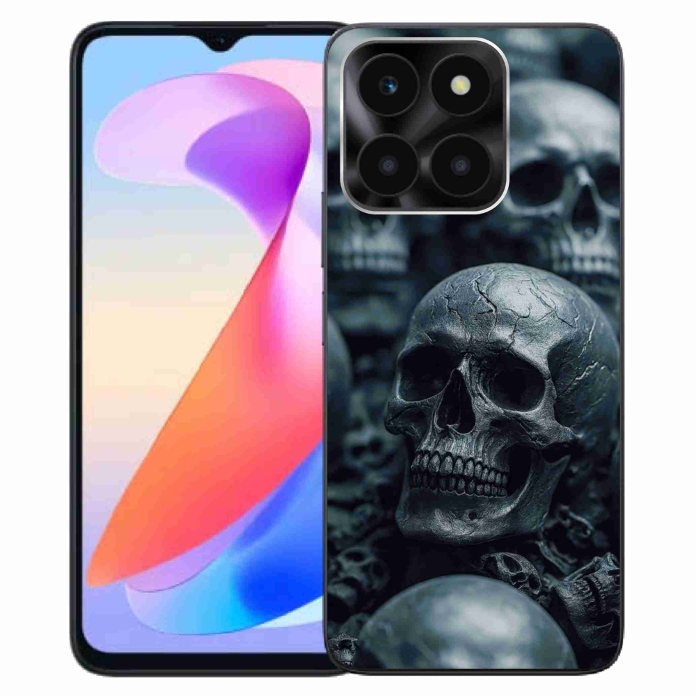 Gelový kryt mmCase na Honor X6a - lebka 2