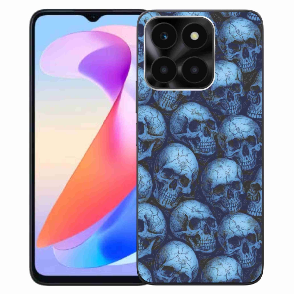 Gelový kryt mmCase na Honor X6a - lebky