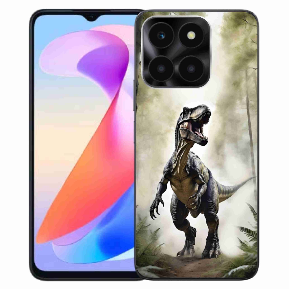 Gelový kryt mmCase na Honor X6a - naštvaný T-Rex