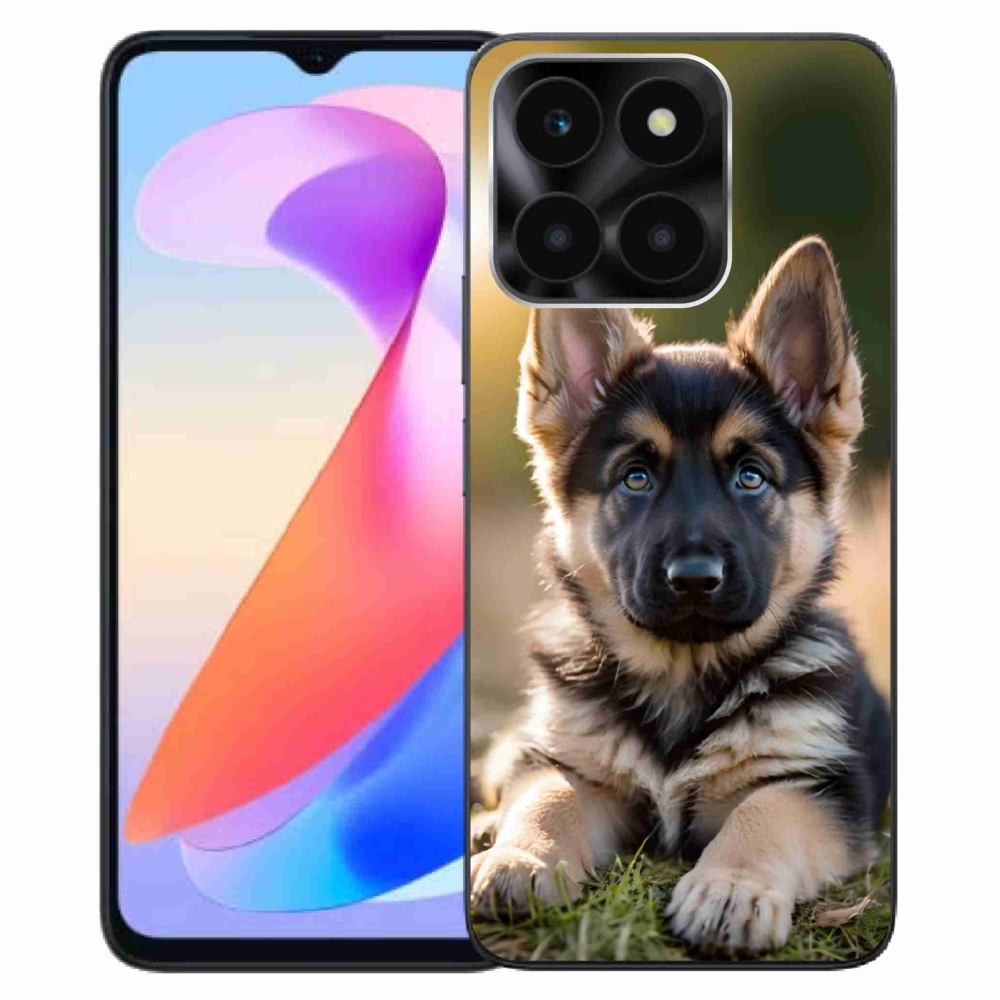 Gelový kryt mmCase na Honor X6a - německý ovčák v přírodě