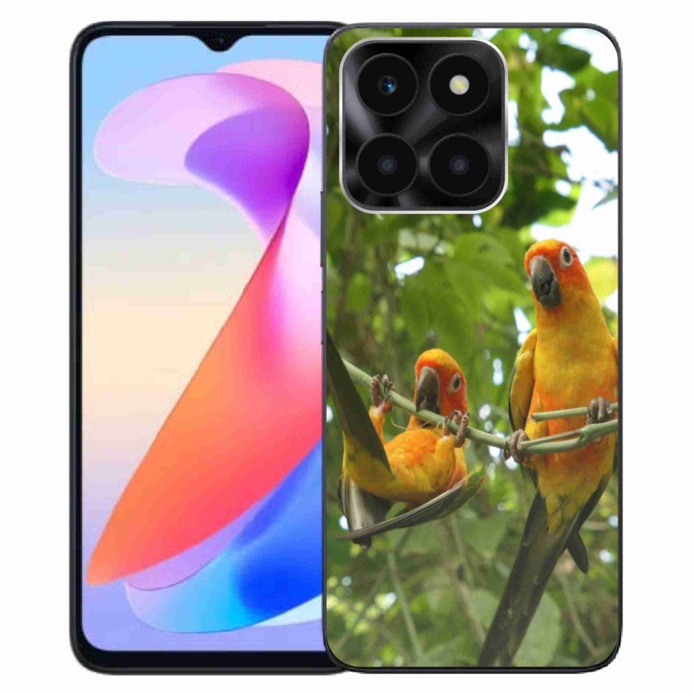 Gelový kryt mmCase na Honor X6a - papoušci aratingy