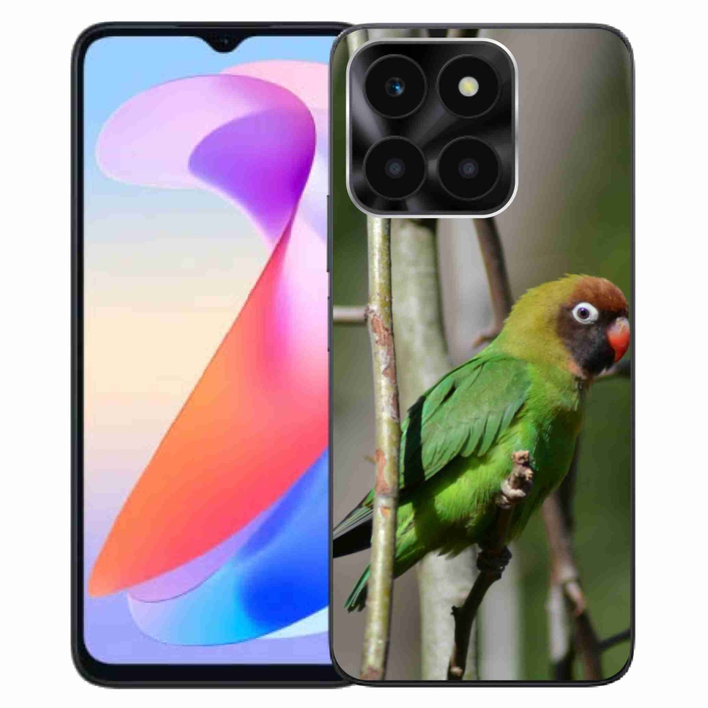 Gelový kryt mmCase na Honor X6a - papoušek agapornis