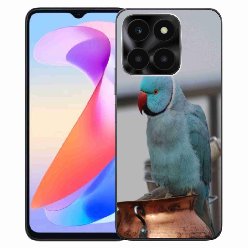 Gelový kryt mmCase na Honor X6a - papoušek alexandr modrý