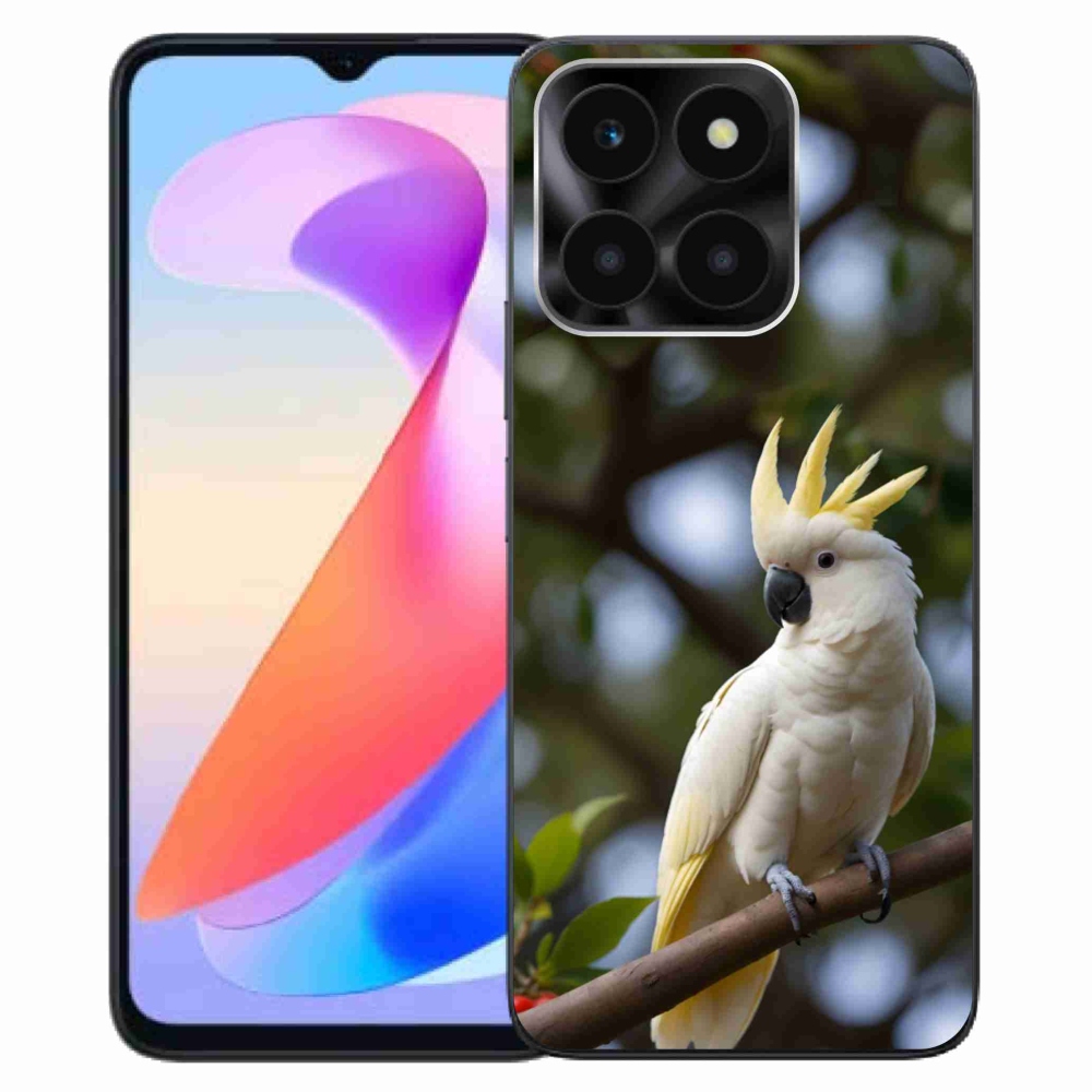Gelový kryt mmCase na Honor X6a - papoušek kakadu 3