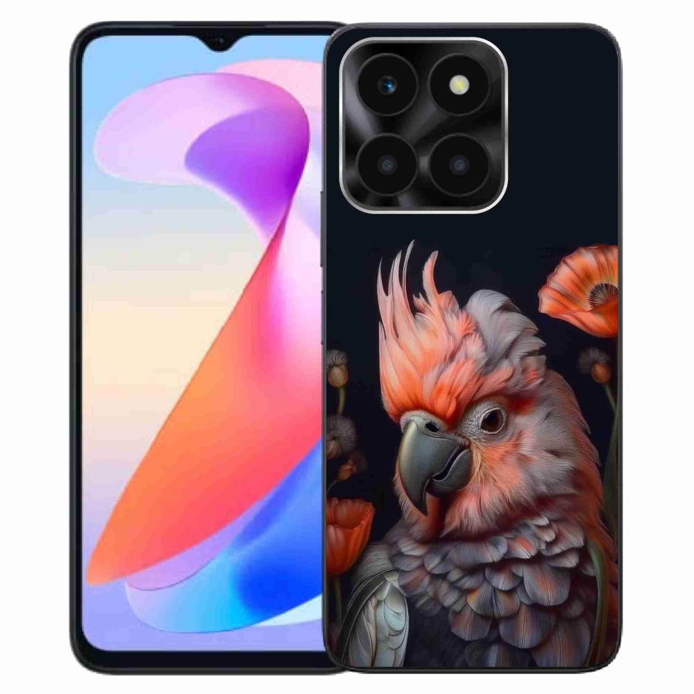 Gelový kryt mmCase na Honor X6a - papoušek kakadu v barvách