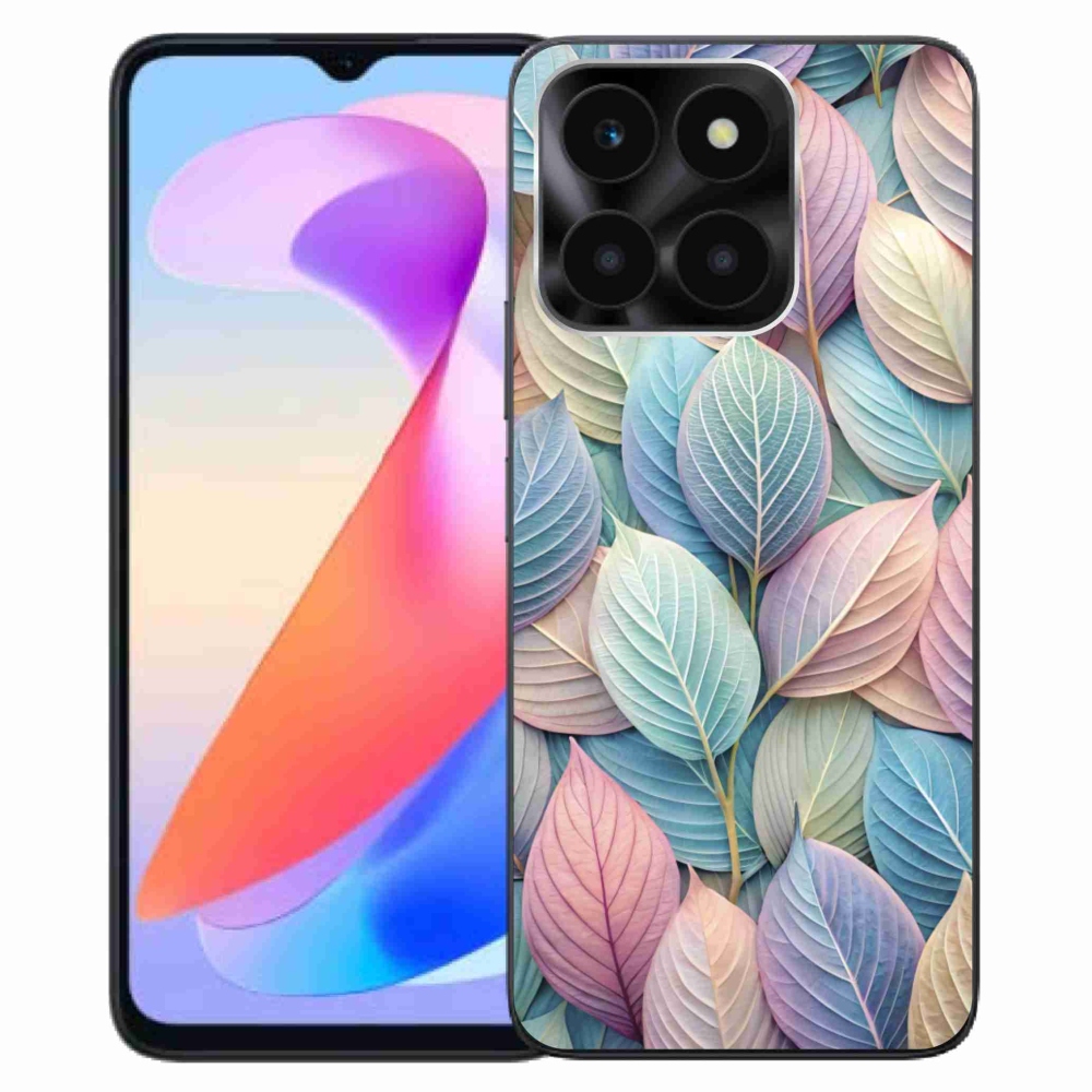 Gelový kryt mmCase na Honor X6a - pastelové listy