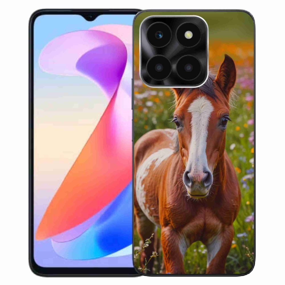 Gelový kryt mmCase na Honor X6a - roztomilé hříbě
