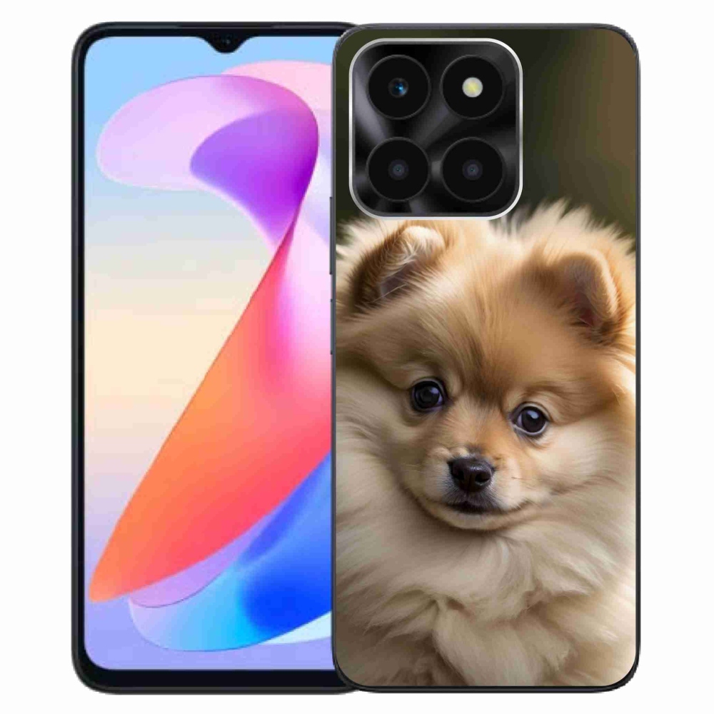 Gelový kryt mmCase na Honor X6a - roztomilý pomeranian 2