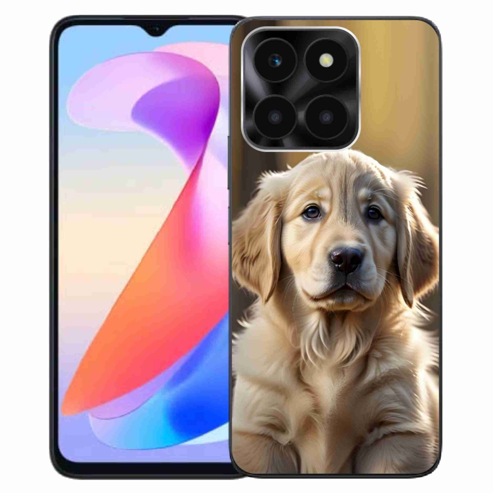Gelový kryt mmCase na Honor X6a - roztomilý zlatý retrívr
