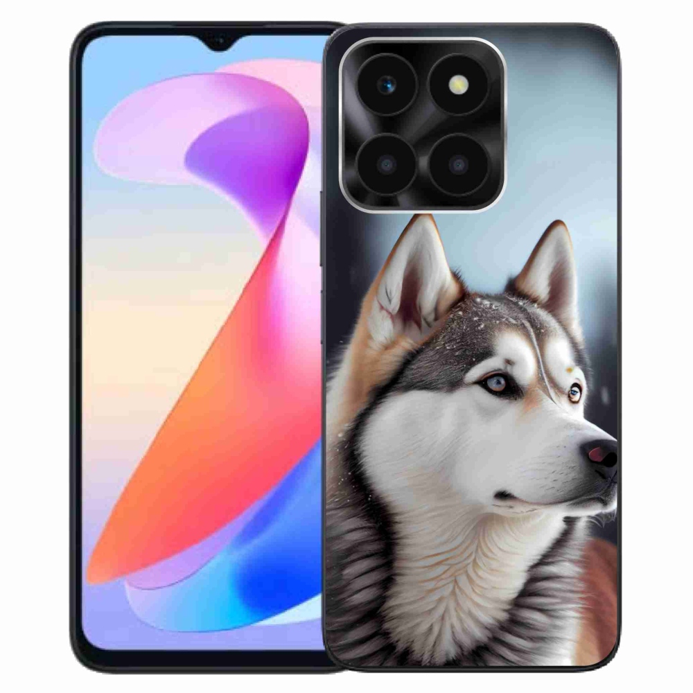 Gelový kryt mmCase na Honor X6a - sibiřský husky