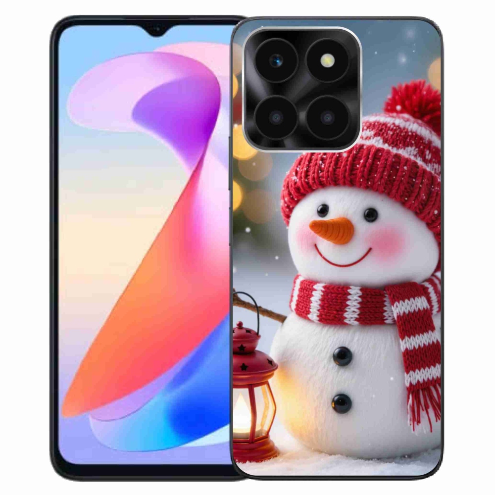 Gelový kryt mmCase na Honor X6a - sněhulák 2