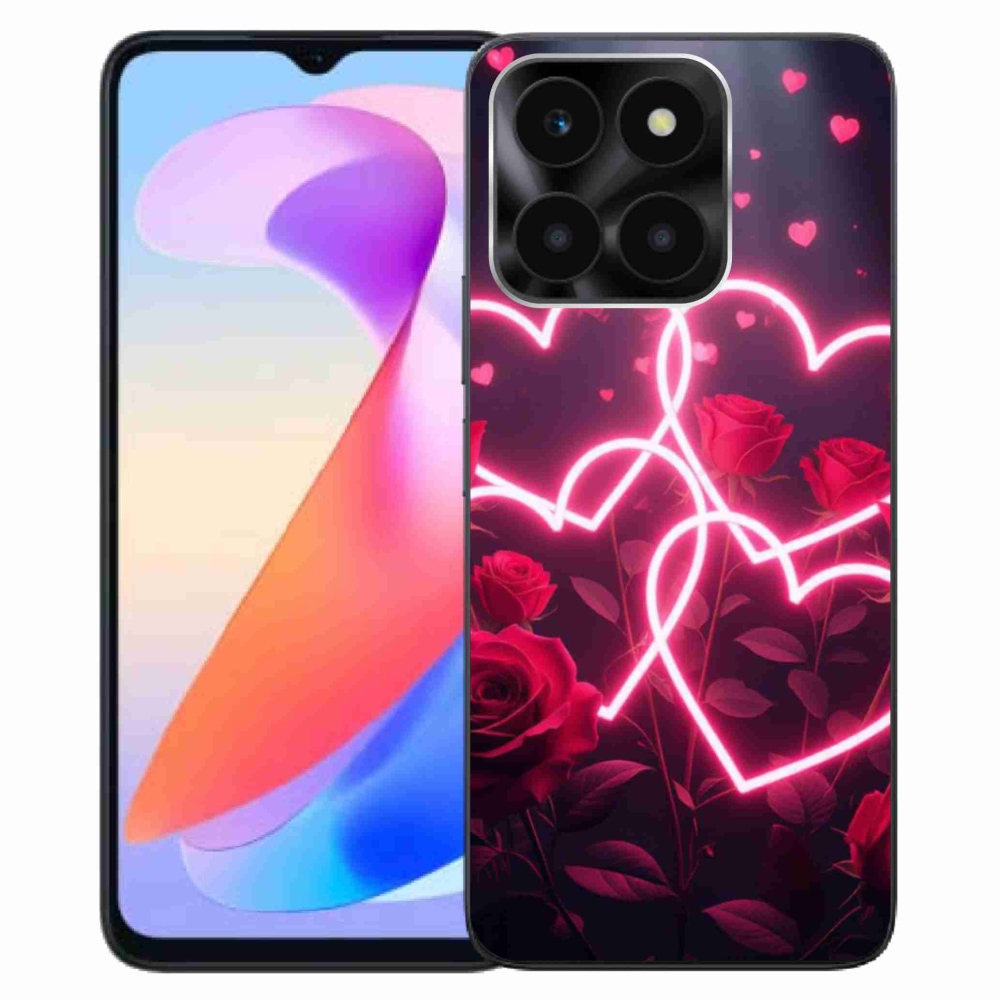Gelový kryt mmCase na Honor X6a - srdce lásky