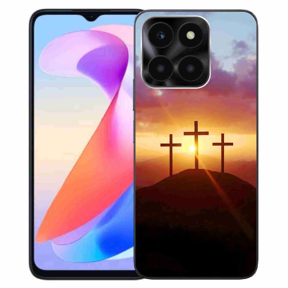 Gelový kryt mmCase na Honor X6a - tři kříže