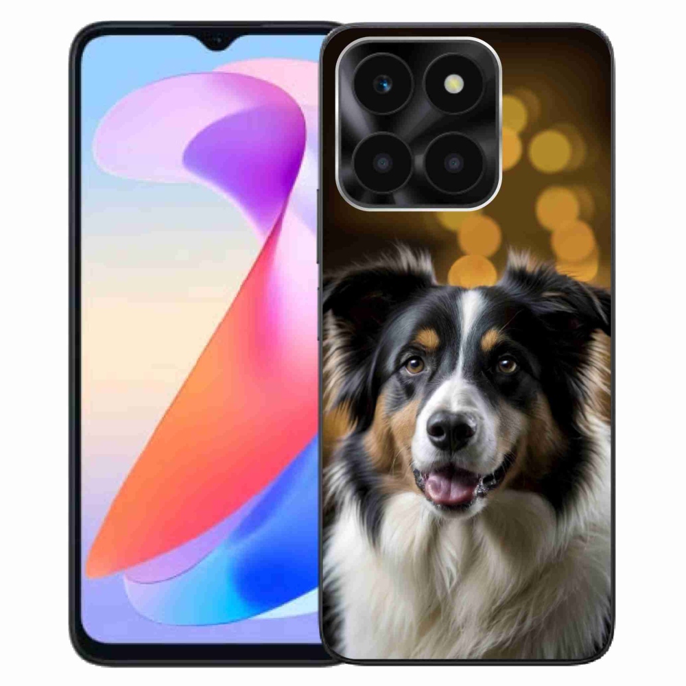 Gelový kryt mmCase na Honor X6a - usměvavý australský ovčák
