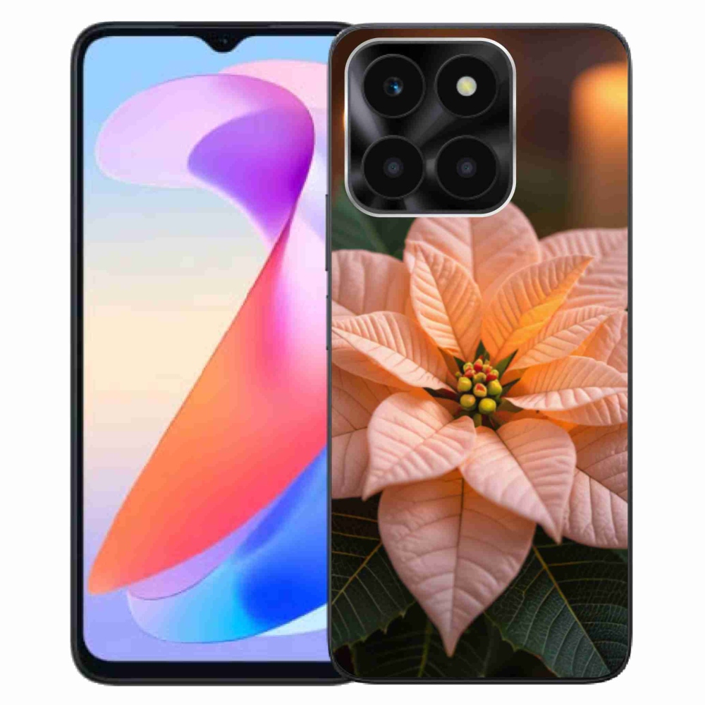 Gelový kryt mmCase na Honor X6a - vánoční hvězda