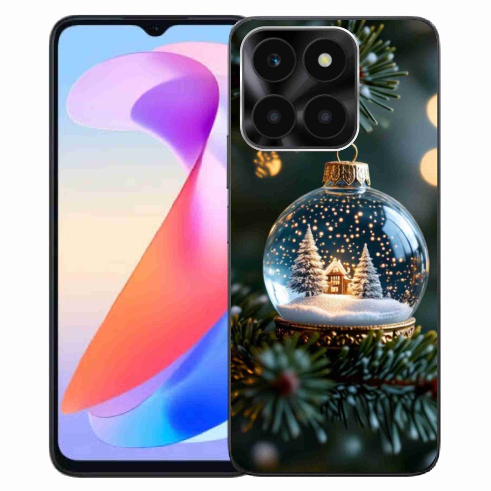 Gelový kryt mmCase na Honor X6a - vánoční koule 2