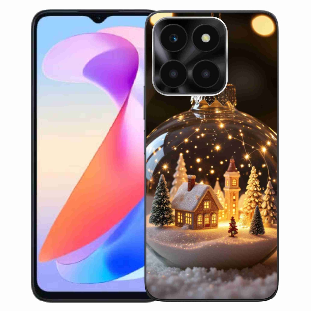 Gelový kryt mmCase na Honor X6a - vánoční koule 3