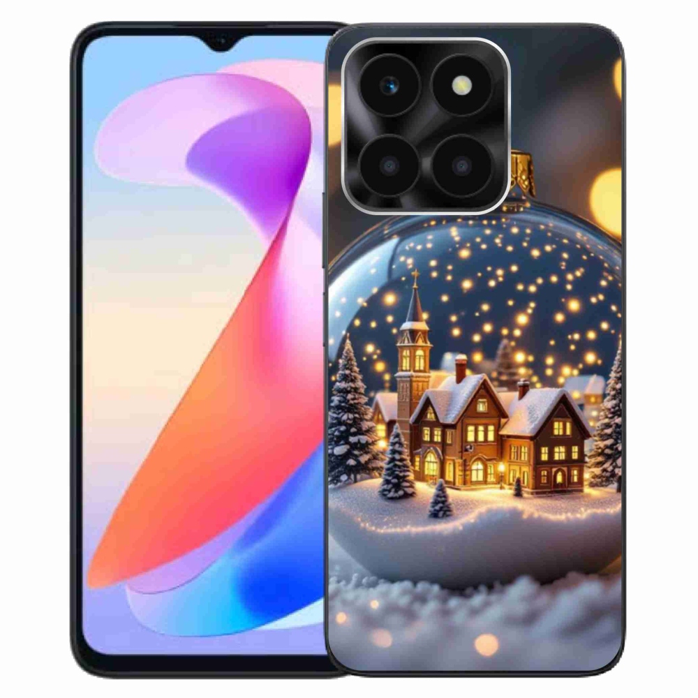 Gelový kryt mmCase na Honor X6a - vánoční koule 4
