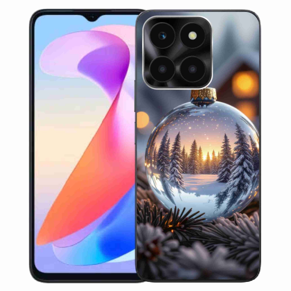 Gelový kryt mmCase na Honor X6a - vánoční ozdoba