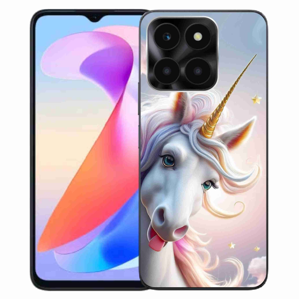 Gelový kryt mmCase na Honor X6a - veselý jednorožec