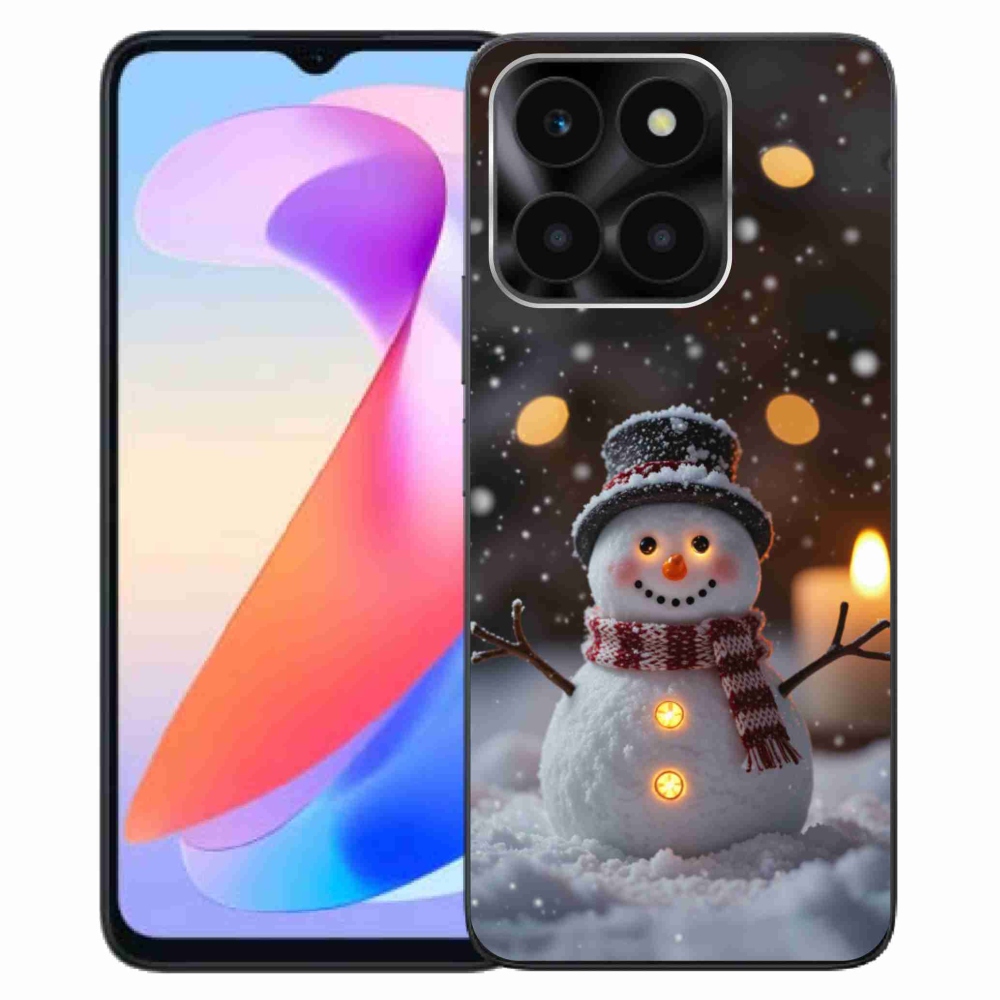 Gelový kryt mmCase na Honor X6a - veselý sněhulák